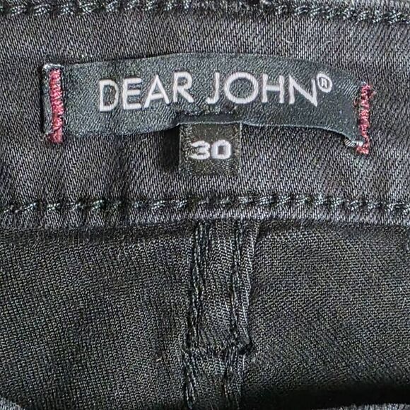 Dear John Black Distressed Skinny Jeans Women’s 30 - Picture 5 of 8